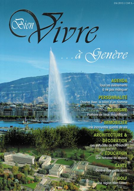 Presse : Luc Simon, architecte et ingénieur naval : bien vivre à Genève été 2013