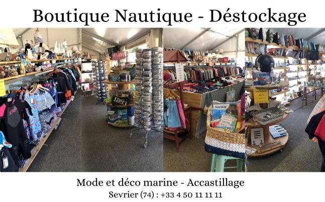 Boutique Nautique - Déstockage. Mode et déco marine -