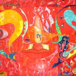 Tableaux de la Série rouge Alain Rothstein, Arts visuels et peinture - série rouge