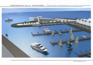 Projet d’aménagement de la capitainerie de la marina du Bouregreg (Rabat, Maroc) par Luc Simon (designer) & Omar Alaoui (architecte).