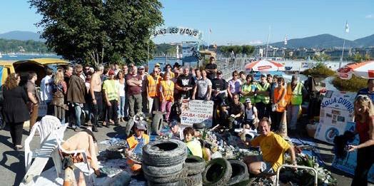 NETTOYAGE ANNUEL DU LAC LEMAN : dimanche 18 septembre 2016 - bain des paquis