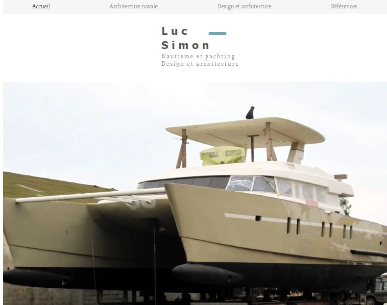 Wix site Luc Simon