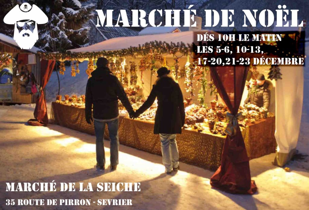 Flyr Marché de noël - La seiche - Sévrier - Annecy - décembre 2020